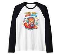Video Gaming Just One More Game Gaming Red Panda Manche Raglan