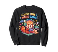 Video Gaming Just One More Game Gaming Red Panda Sweatshirt
