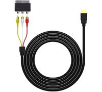 vidéo haute définition 1080p compatible hdmi vers câble péritel 3rca av