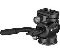 Video Head, Fluid Head for Tripod, with Quick Release Plate for Arca Swiss, 360° Swivel Mount and Tilt 90°/-70°, Maximum Load 3kg/6.6LB for Camera - 4936