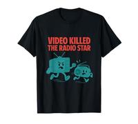 Vidéo nostalgique des années 90 Killed The Radio Star Retro Y2K Graphic T-Shirt