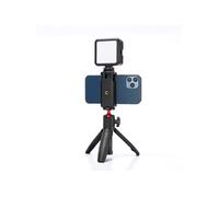 WE Connect Kit vidéo Vlog – Trépied réglable, micro directionnel, lumière LED