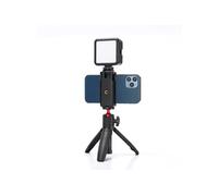 WE Connect Kit vidéo Vlog – Trépied réglable, micro directionnel, lumière LED