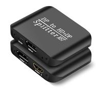 Video Splitter 4K60Hz DP vers HDMI + DP MST - Adaptateur Double écran Ultra Haute Définition, Support 3D HDR, Compatible Laptop et ultrabook - Multitâche performant pour Bure