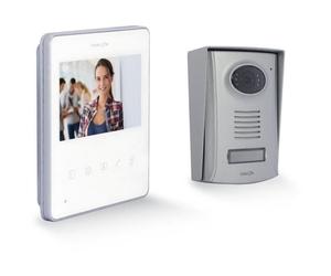 Vidéophone - CHACON - 2 fils - 4,3 - Ultra slim - Blanc