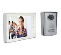 Videophone CHACON 2 fils 7'' - Blanc - IP44 - Vision nocturne - Garantie 2 ans