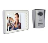 Videophone CHACON 2 fils 7 IP44 Vision nocturne Garantie 2 ans Blanc G
