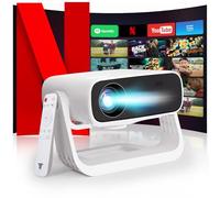 Videoprojecteur 2025 avec App Intégrée - Wielio Projecteur Portable Full HD 1080P 350ANSI,Retroprojecteur Supporté 4K WiFi Bluetooth,Correction Trapézoïdale Auto & 4P, Compatible avec iOS Android HDMI