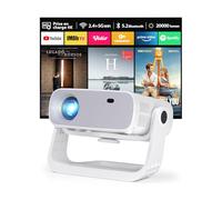 Videoprojecteur 2026 avec App Intégrée - Wielio Projecteur Portable Full HD 1080P 650ANSI, Retroprojecteur Supporté 4K WiFi Bluetooth,Correction Trapézoïdale Auto & 4P,Compatible avec iOS Android HDMI