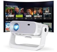 Videoprojecteur 2026 avec App Intégrée - Wielio Projecteur Portable Full HD 1080P 650ANSI, Retroprojecteur Supporté 4K WiFi Bluetooth,Correction Trapézoïdale Auto & 4P,Compatible avec iOS Android HDMI