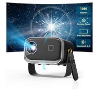 Videoprojecteur: 360° Rotating/ 3S Remote Focus/ ±45° Keystone 25000LM 1080P HD, Projecteur Video WIFI6 Bluebooth Jimveo E18 Retroprojecteur Portable Home Cinéma pour HDMI/iOS/Android/USB