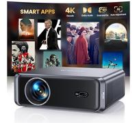 Vidéoprojecteur 4K [1000ANSI | Applications Officielles] Rétroprojecteur FHD 1080P Auto Focus AutoKeystone Projecteur Video WiFi6 Bluetooth Bidirectionnel HDMI Arc Videoprojecteur 4K Home Cinéma