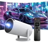 Vidéoprojecteur 4K 1080P Full HD compatible avec Android 13, 2025, mini projecteur 5G WiFi 6 BT 5.3, mini projecteur 4K Home Cinéma, ordinateur portable, HDMI, USB, voiture, correction trapézoïdale