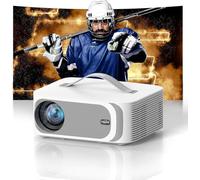 Videoprojecteur 4K 1080P Natif Projecteur Video, WiFi6, Bluetooth Lisowod Retroprojecteur Portable pour Home Cinéma
