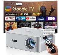 Videoprojecteur 4K 【1400 ANSI/Google TV 】 Netflix/Disney+ Officiel,Auto Focus/Keystone Projecteur WiFi 6 Bluetooth 1080P Natif,OSCAL PV800 Pro Projecteur Video 4K Home Cinéma/Extérieur pour Phone/PS5