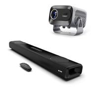 Vidéoprojecteur 4K Android 13 avec Bar de Son 100W RMS 2.1, Wi-FI 6, Bluetooth 5.3