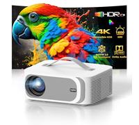 Videoprojecteur 4K【App Intégrée/1600 ANSI/Auto Focus/Keystone】 Dolby Audio 1080P Natif Projecteur Video, avec HDMI eARC, WiFi6, Bluetooth Lisowod Retroprojecteur Portable pour Home Cinéma