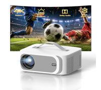 Videoprojecteur 4K【App Intégrée/1600 Luminosité/Auto Focus/Keystone】 Dolby Audio 1080P Natif Projecteur Video, avec HDMI eARC, WiFi6, Bluetooth Lisowod Retroprojecteur Portable pour Home Cinéma