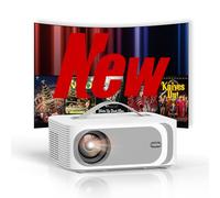 Videoprojecteur 4K【App Intégrée/Dolby Audio】 1080P Natif 36000Lux Projecteur Video, avec Movin, 4D/4P Keystone, Focus Électrique, WiFi6, Bluetooth Lisowod Retroprojecteur Portable pour Home Cinéma