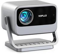 Videoprojecteur 4k, [App Officiellement Certifiée & DoIby Audio] VOPLLS 30000 Lumens Auto Focus/Keystone Projecteur Video, FHD 1080P Retroprojecteur Portable WiFi Bluetooth/Home Cinéma/Phone