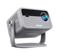 Videoprojecteur 4K【Auto Keystone/Focus Électrique】 Projecteur Rotatif à 360°, FHD 1080P Natif Vidéoprojecteur Home/Outdoor Cinéma, 600 ANSI WiFi6 Bluetooth Retroprojecteur, Commande Vocale Projecteur