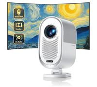 Vidéoprojecteur 4K【Dobly/AI Auto】 30000 Lumens Smart Projecteur 4K Auto Focus/Keystone WiFi6 Bluetooth FHD 1080P Natif, Entrée Auto à l'écran, Projecteur Scellé Anti-Poussière Zoom 50% Home Cinéma