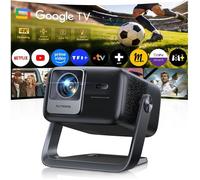 Vidéoprojecteur 4K Google TV 1200 ANSI, haut-parleur 36W, autofocus keystone, rotation 360°, courte focale, HDR10, WiFi6, Bluetooth