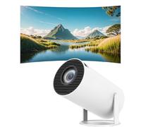 Vidéoprojecteur 4K Mini Projecteur 1080 Projecteur Portable avec Rotation à 180° Rotation 100 » Projecteur de cinéma Correction Automatique de la Distorsion trapézoïdale