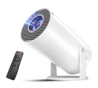 Vidéoprojecteur 4K Mini Projecteur Portable 1080P FHD, WiFi 6 Bluetooth 5.4 Rotation 180° Android 12, Auto Keystone Rétroprojecteur pour HDMI/USB/Wi-FI/TV Stick