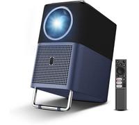 Vidéoprojecteur 4K portable - RUSSBOY - Résolution native 1080P - Compatibilité 4K et HDR10 - 600 ISO Lumens