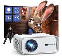 Vidéoprojecteur 4K - SUTEO - Netflix/Android TV - Auto Keystone - Focus Électrique - 25000 Lumens