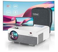 Videoprojecteur 5G WiFi Bluetooth,YABER Pro Y9 9000L Full HD 1080P Projecteur 4K Supporte WiFi Bluetooth Correction 4D Zoom R