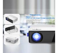 Vidéoprojecteur Android 9.0 Full HD 1080P 6000 Lumens Contraste 15000:1 WiFi Bluetooth