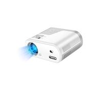 Vidéoprojecteur Android HD 720p WiFi Bluetooth HDMI avec Applications Streaming Hoko Blanc
