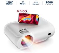 Vidéoprojecteur APEMAN LC700 - Native 1080P FHD - 5G WiFi Bluetooth Projecteur Portable Avec Sac de Transport - 9000 Lum Movie Proje