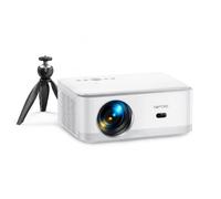 Vidéoprojecteur【App Intégrée&Auto Keystone】30000 Lumens Focus Électrique WiFi 6 Bluetooth Video Projecteur 4K Supporté, TOPTRO 1080P Full HD Rétroprojecteur Portable, 50% Zoom avec Trépied Home Cinéma