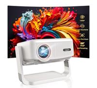 Videoprojecteur, Auto Verticale Keystone/Focus Électrique /360°Rotating, 1080P HD 22000Lux Projecteur Video, avec WiFi6, Bluetooth Lisowod Retroprojecteur Portable pour Home Cinéma/FireStick/HDMI/USB