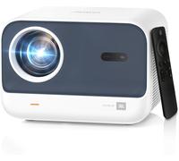 Vidéoprojecteur avec Son JBL 16W, Yaber Projecteur Video Auto Focus, Videoprojecteur Portable WiFi6 Bluetooth Courte Focale, Rétroprojecteur Extérieur Natif 1080P, HDMI/USB