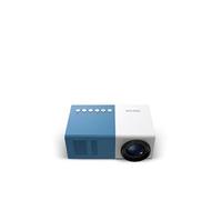 Vidéoprojecteur Cinéma Mini - 900 Lumens - LED 320x240 QVGA - Télécommande - Connexion HDMI, USB, AV IN, MicroSD - Compatible avec Full HD - Bleu
