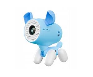 Vidéoprojecteur éducatif Alpha Kid bleu HD Android 13 Wi-Fi Bluetooth 200 ANSI image 150 pouces HDMI USB