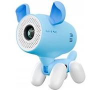 Vidéoprojecteur éducatif Kiano Alpha Kid bleu HD Android 13 Wi-Fi Bluetooth 200 ANSI image 150 pouces HDMI USB