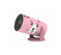 Vidéoprojecteur enfant Kid rose HD Android 11 Wi-Fi Bluetooth 1400 ANSI image 130 pouces HDMI USB rotation 230°