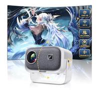 Videoprojecteur【FocusÉlectrique&±45°Correction trapézoïdale】 retroprojecteur Jimveo 360°Rotating Projecteur Portable 13000L FHD1080P WiFi6 Bluetooth HomeCinéma 4KSupportépour/Phone FireStick HDMI USB