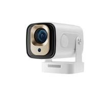 Vidéoprojecteur Full HD 1080P Mini Vidéoprojecteur 4K Correction Trapézoïdale Automatique Mini Projecteur Rotation 180° Vidéo Projecteur, Prise en Charge 2.4/5G Dual WiFi6, Bluetooth 5.0 avec