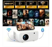 Vidéoprojecteur - Full HD 1080P Supportée - VISULAPEX V3P- Mini Projecteur Portable- projecteur 5G WiFi Bluetooth