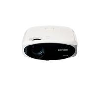 Vidéoprojecteur Full HD lumineux et net avec 250 lumens,projection de 510 cm Lenco LPJ-900WH Blanc