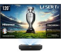 Hisense 120L9HA projecteur TV Projecteur à focale ultra courte 3000 ANSI lumens DLP UHD 4K (3840x2160) Noir