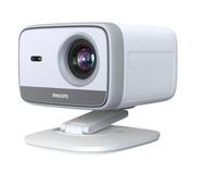 Philips Neopix 444, Vidéoprojecteur 4K, Résolution Native 1080p, 500 Lumens ANSI, Son Stéréo 10 Watts, Autofocus, Autokeystone, Cable HDMI vers USB-C fourni, Blanc.