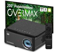 Projecteur Full HD 1080P natif OVERMAX avec Screen Mirroring et haut-parleur intégré