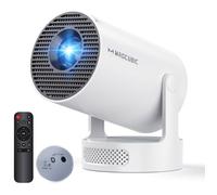 Vidéoprojecteur HY300 Pro+ 4K Android 14, auto keystone, Wifi 6 BT 5.4, rotation 180°, haut-parleur 5W, portable home cinéma